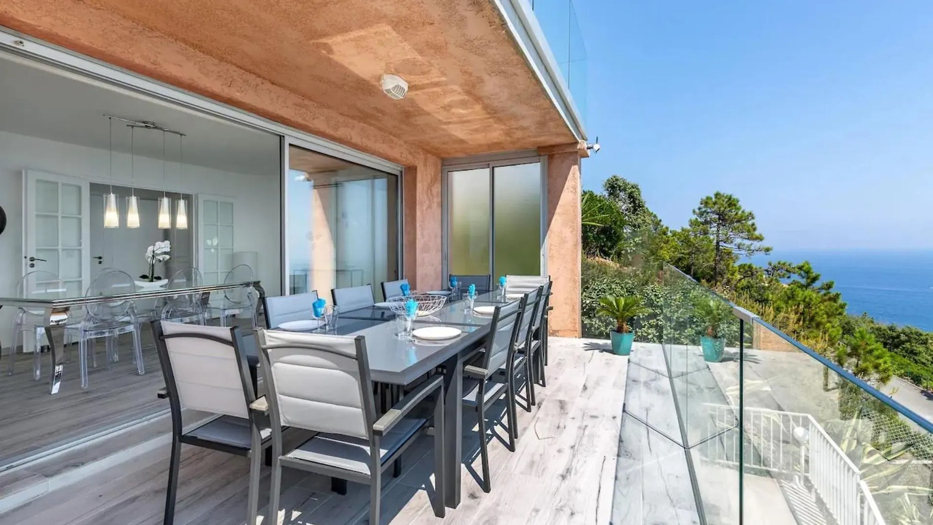 Charming Riviera Villa For 8 Guests Pool & Sea View Antheor-Cap-Roux Holiday home