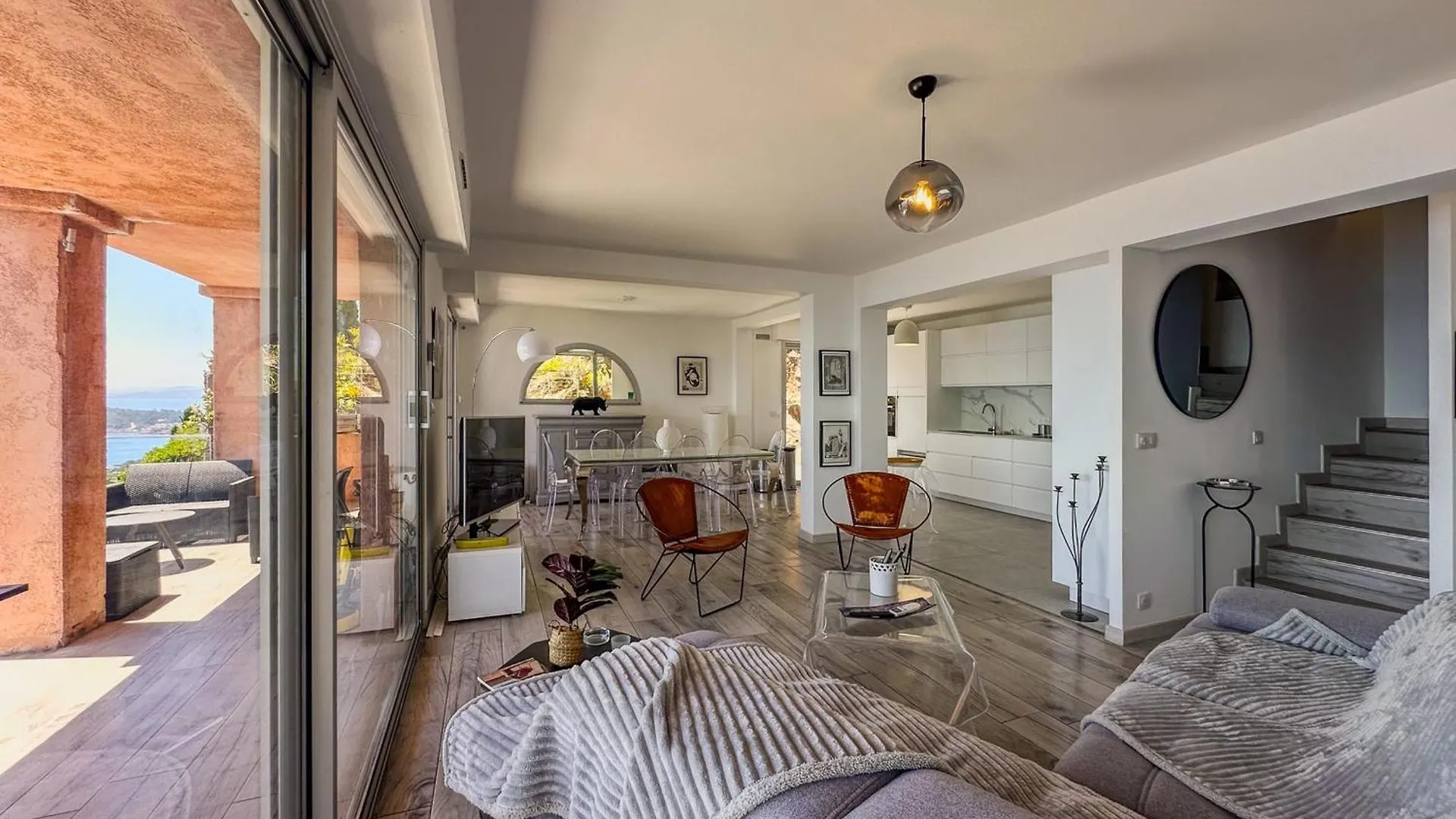 Charming Riviera Villa For 8 Guests Pool & Sea View Antheor-Cap-Roux France